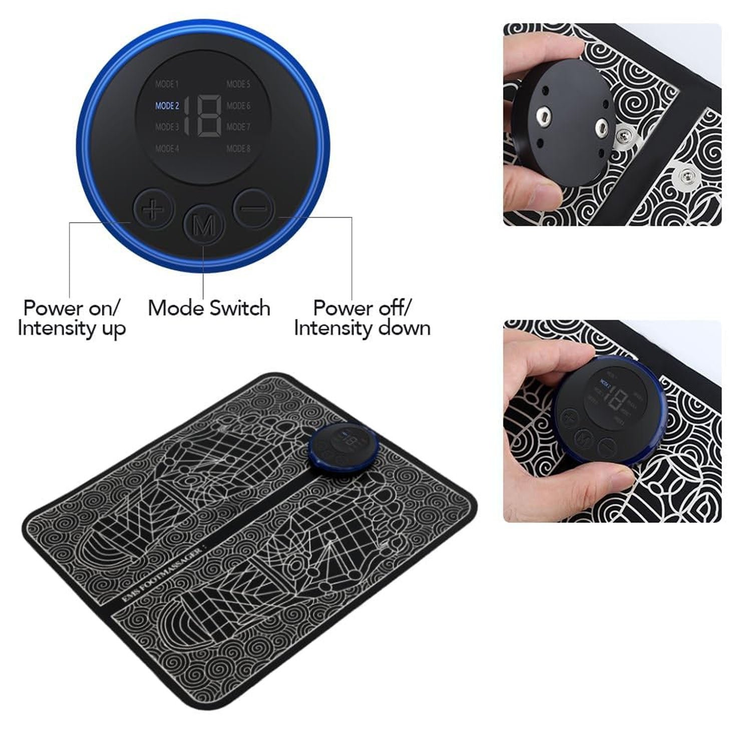EMS Foot Massage Mat – USB Powered Relaxation & Recovery - Image 4