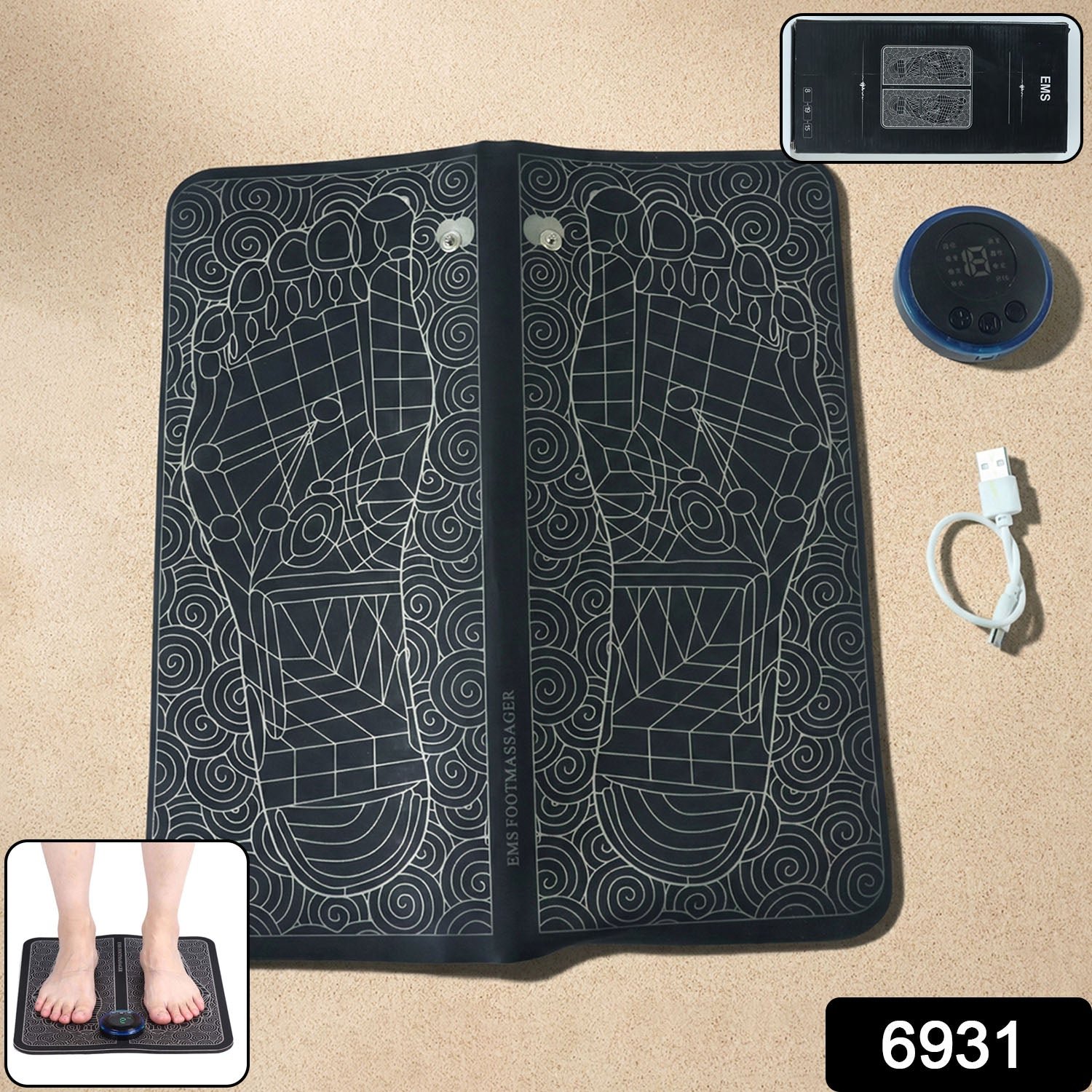 EMS Foot Massage Mat – USB Powered Relaxation & Recovery - Image 2