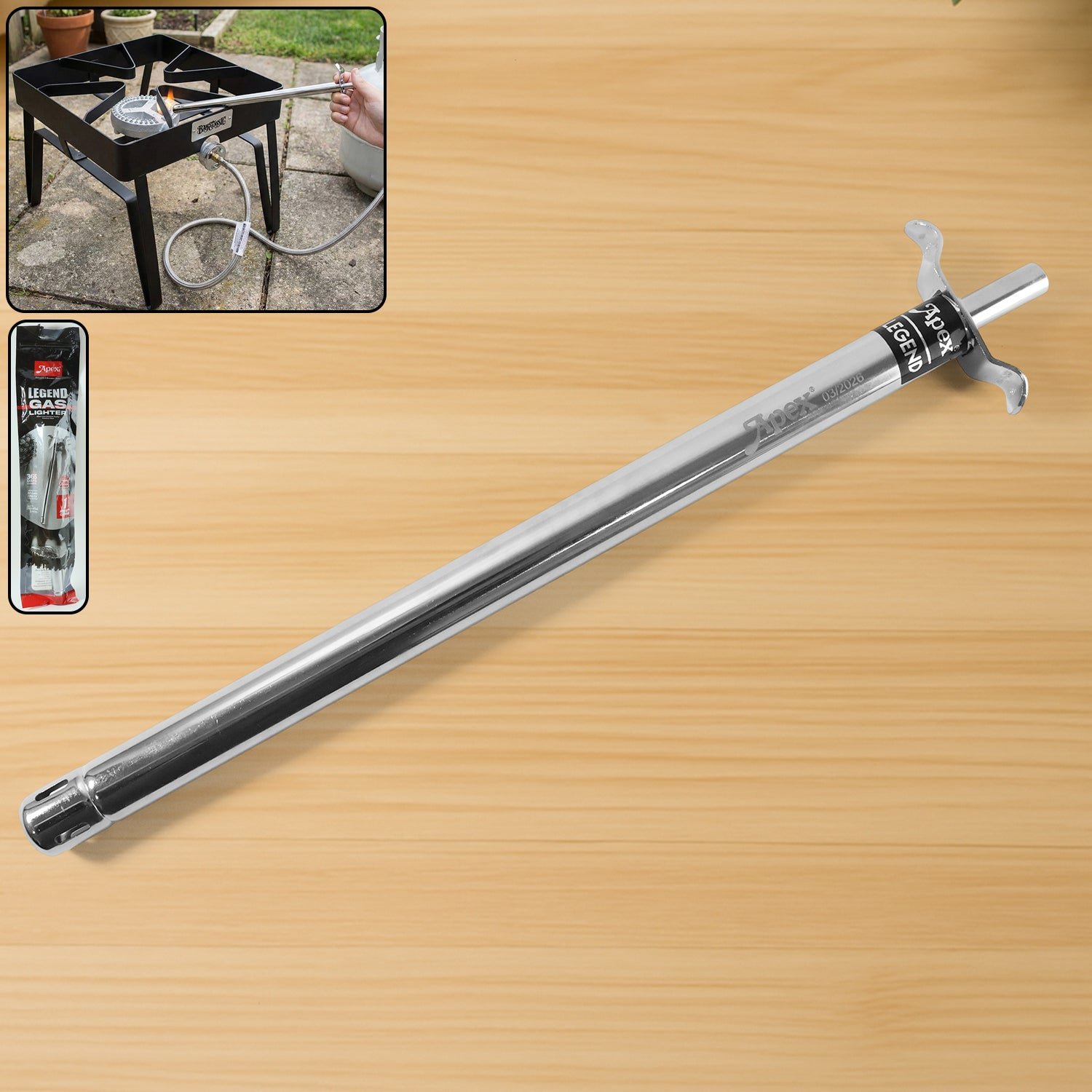 Gas Stove Lighter – Extra-Long 1.5-Foot Stainless Steel Reach