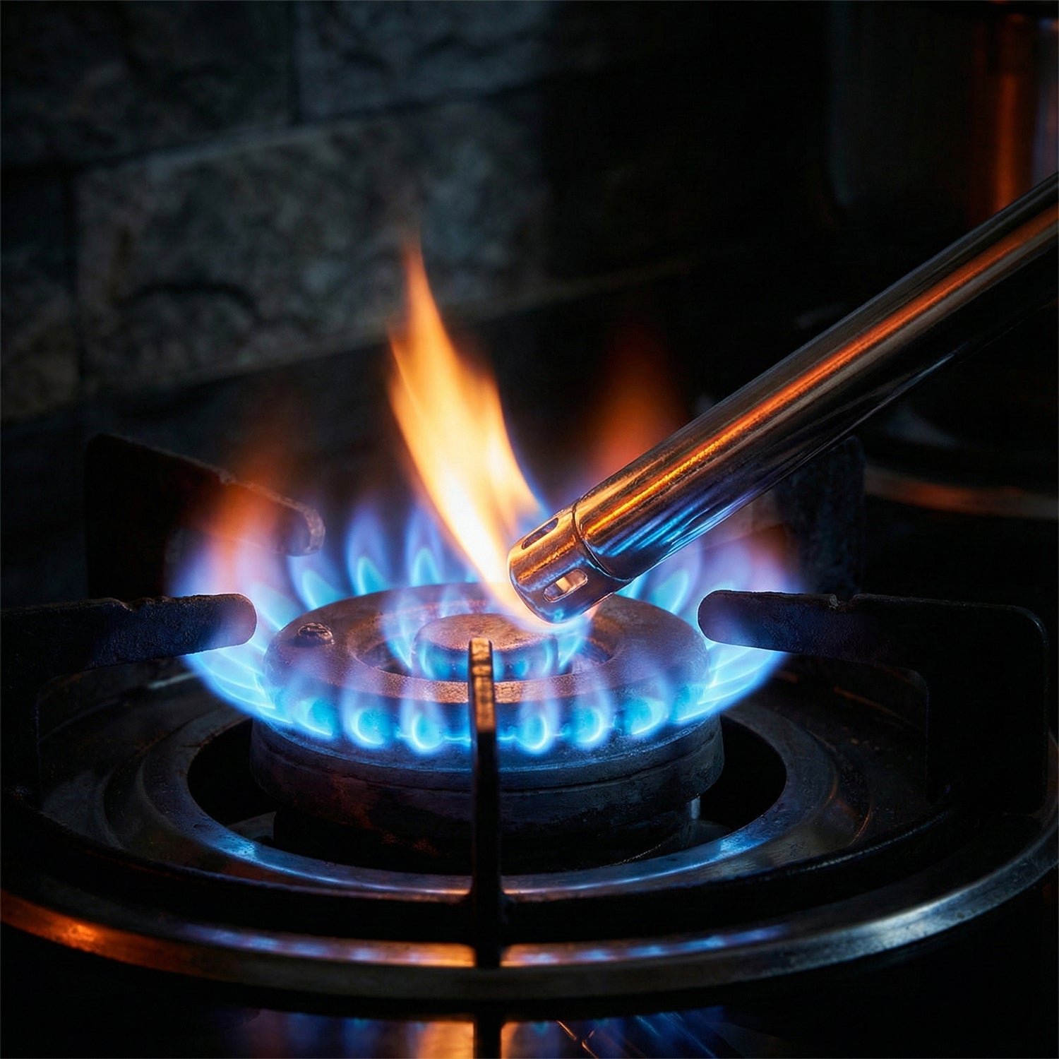 Gas Stove Lighter – Extra-Long 1.5-Foot Stainless Steel Reach - Image 3