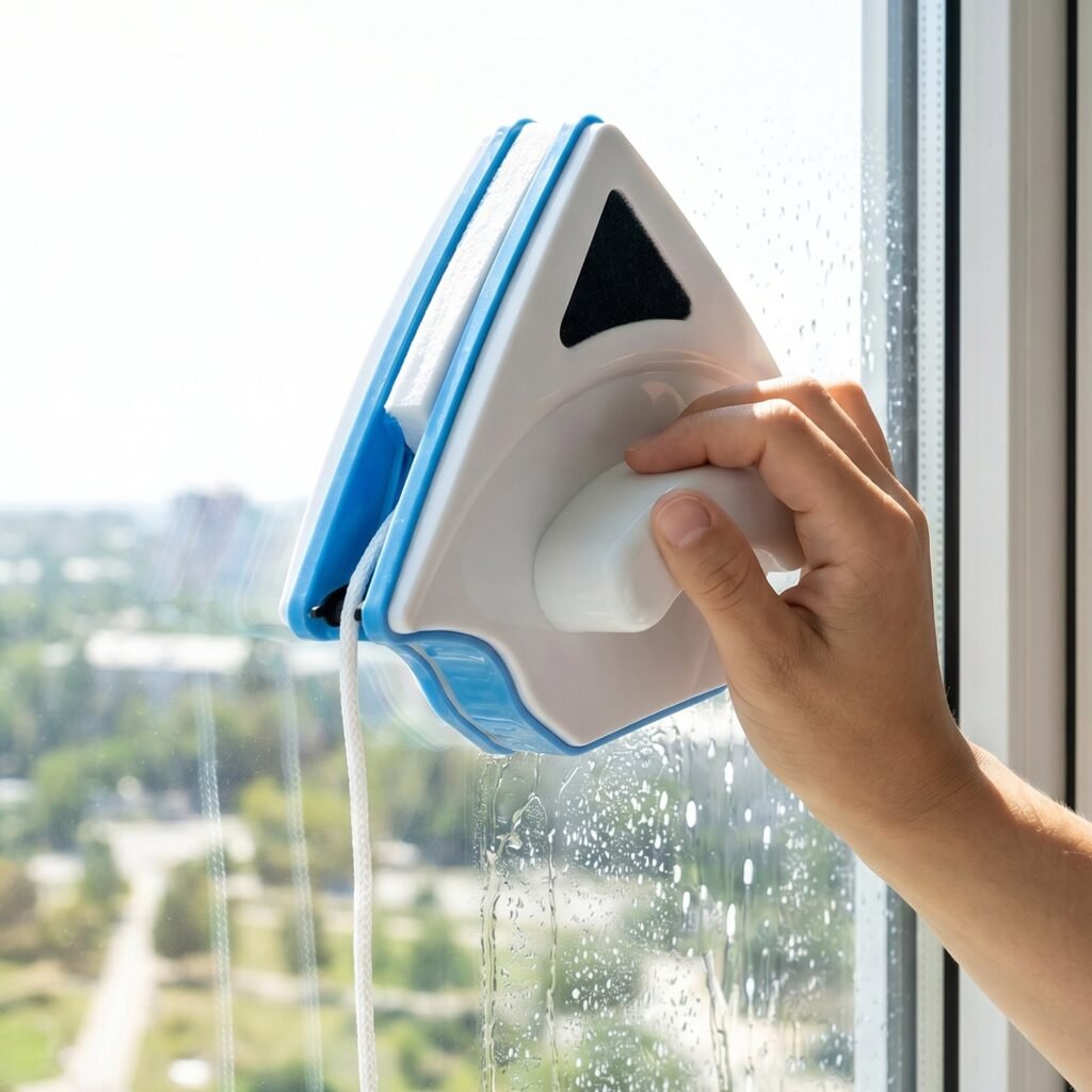 Double-Sided Magnetic Window Cleaner – Effortless Inside & Outside Cleaning