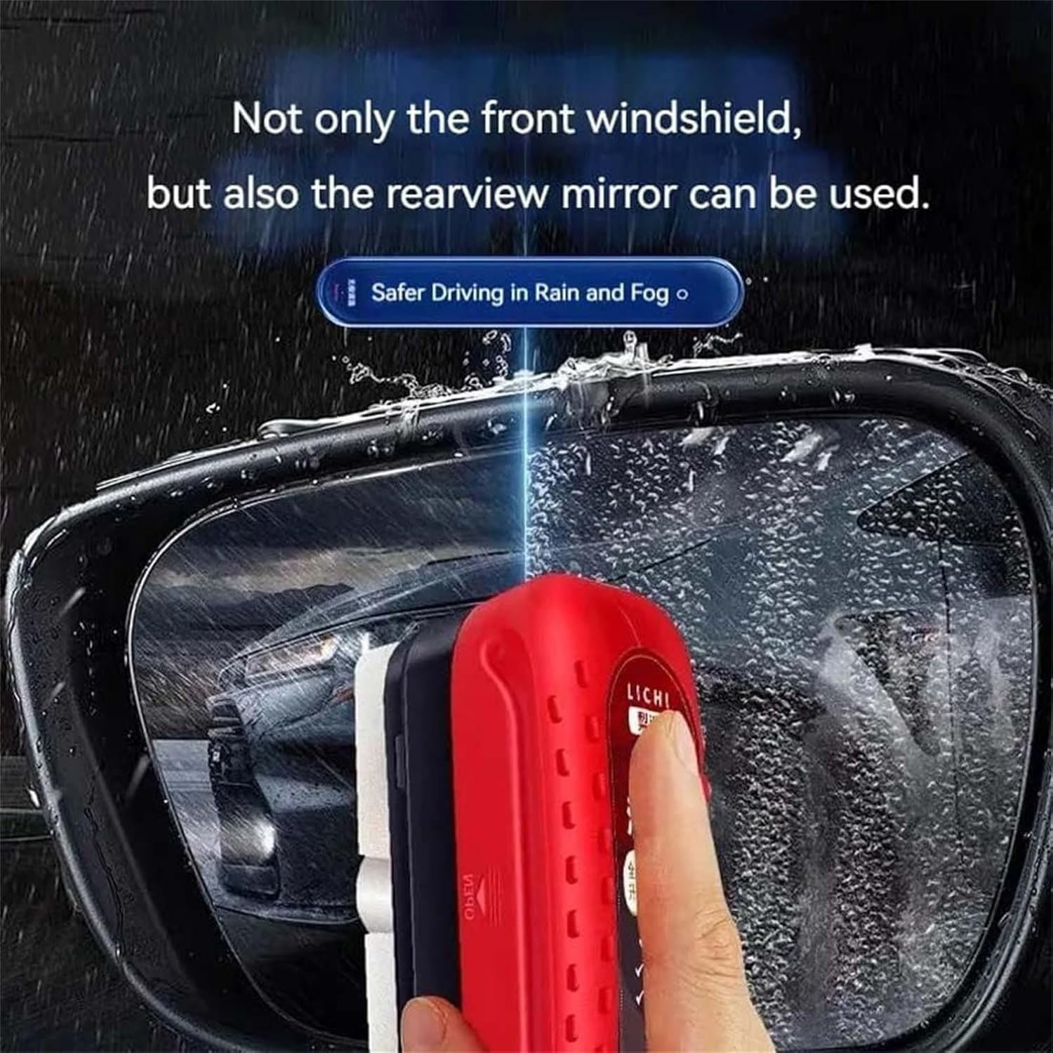 Car Windshield Glass Cleaner Sponge – 2-in-1 Water Wiper Tool - Image 3