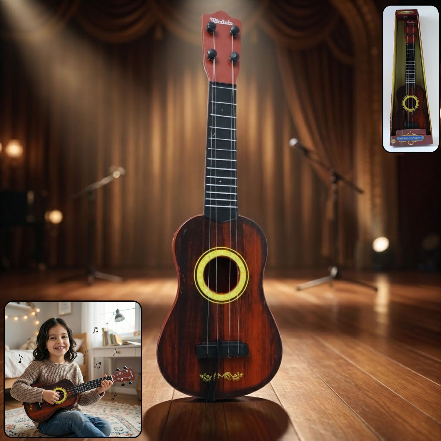 Wooden Ukulele for Beginners – Lightweight & Clear Sound - Image 2