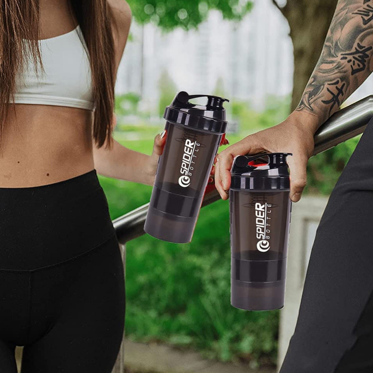 Protein Shaker Bottle 500ml – Leakproof Flip Lid for Gym - Image 3