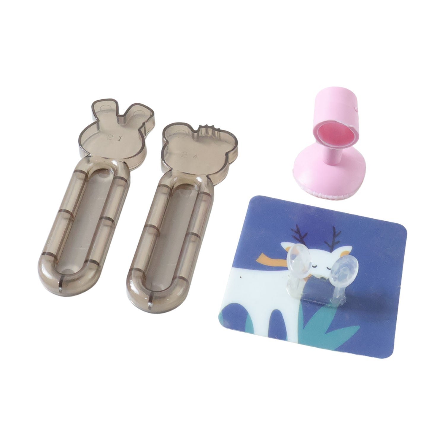 Cartoon Animal Door Stopper Set – Soft Wall Protection - Image 4