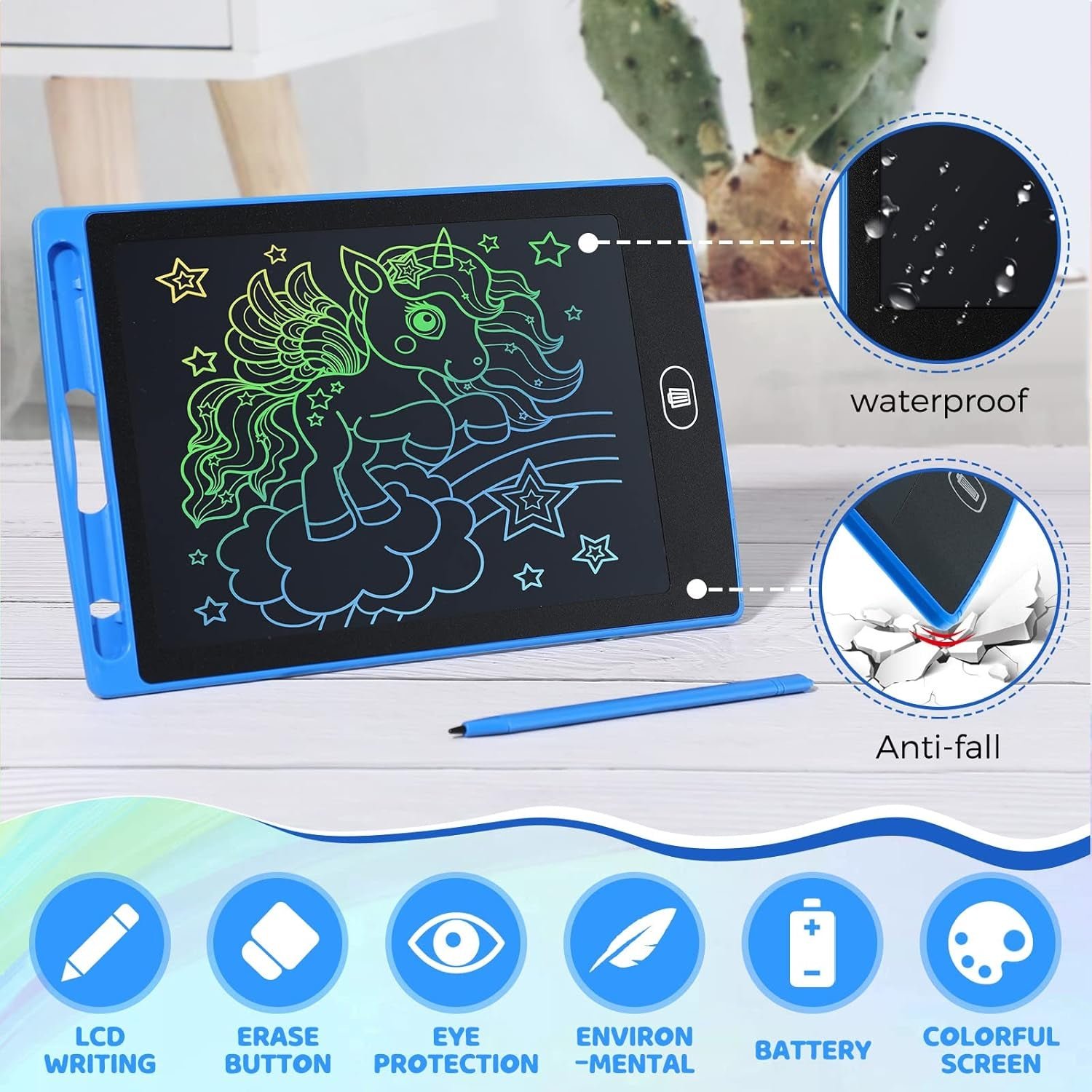 10.5 Inch LCD Writing Tablet – Reusable for Kids & Office - Image 5