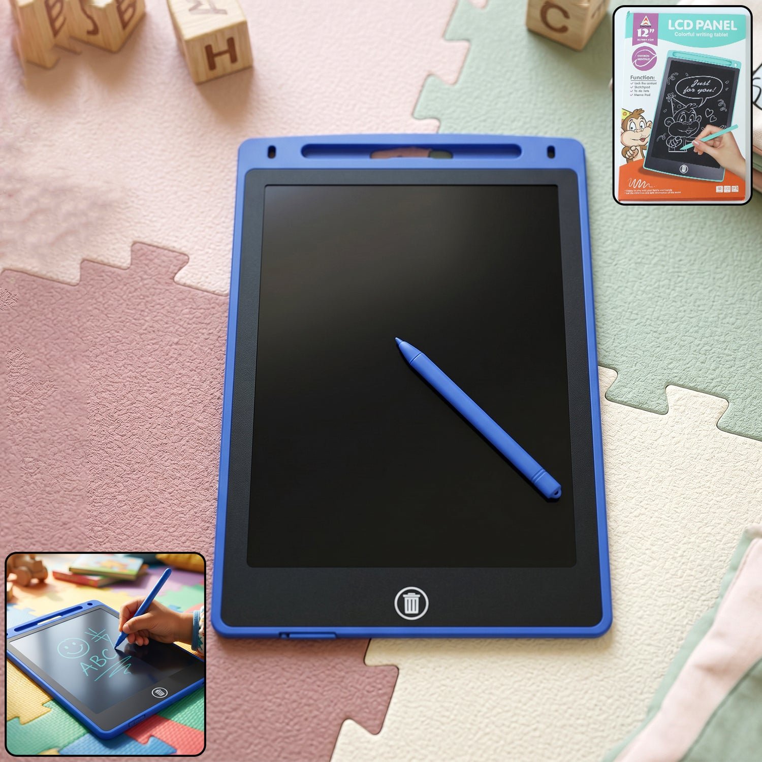 10.5 Inch LCD Writing Tablet – Reusable for Kids & Office - Image 3