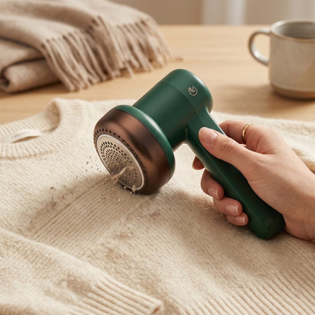 Rechargeable Electric Lint Remover – Easy Fabric & Clothing Care