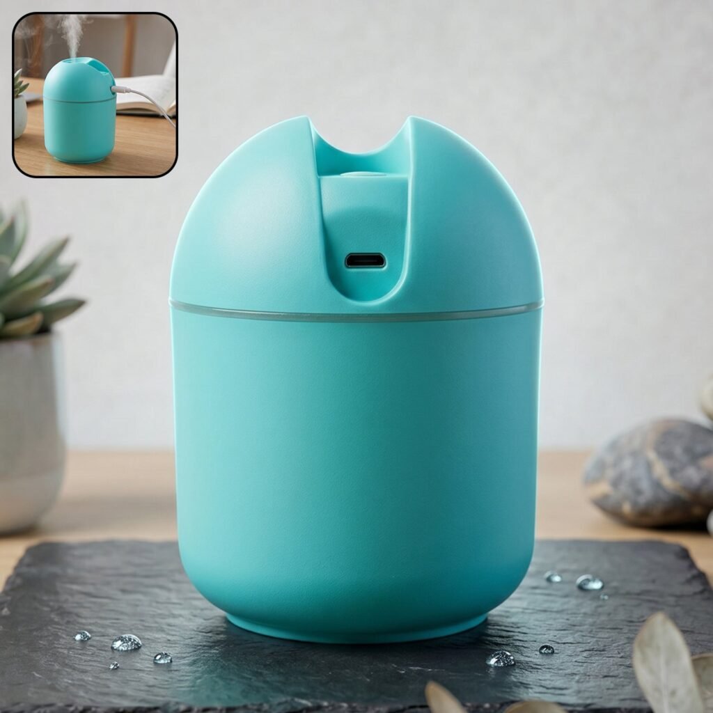 Portable USB Mini Air Humidifier – Cool Mist for Comfort