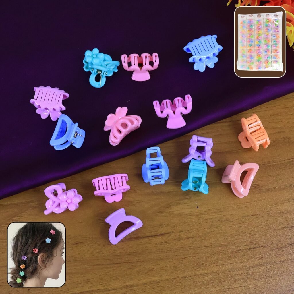 Hair Clips for Girls - Colorful Mini 3-Piece Set | Calm & Curl