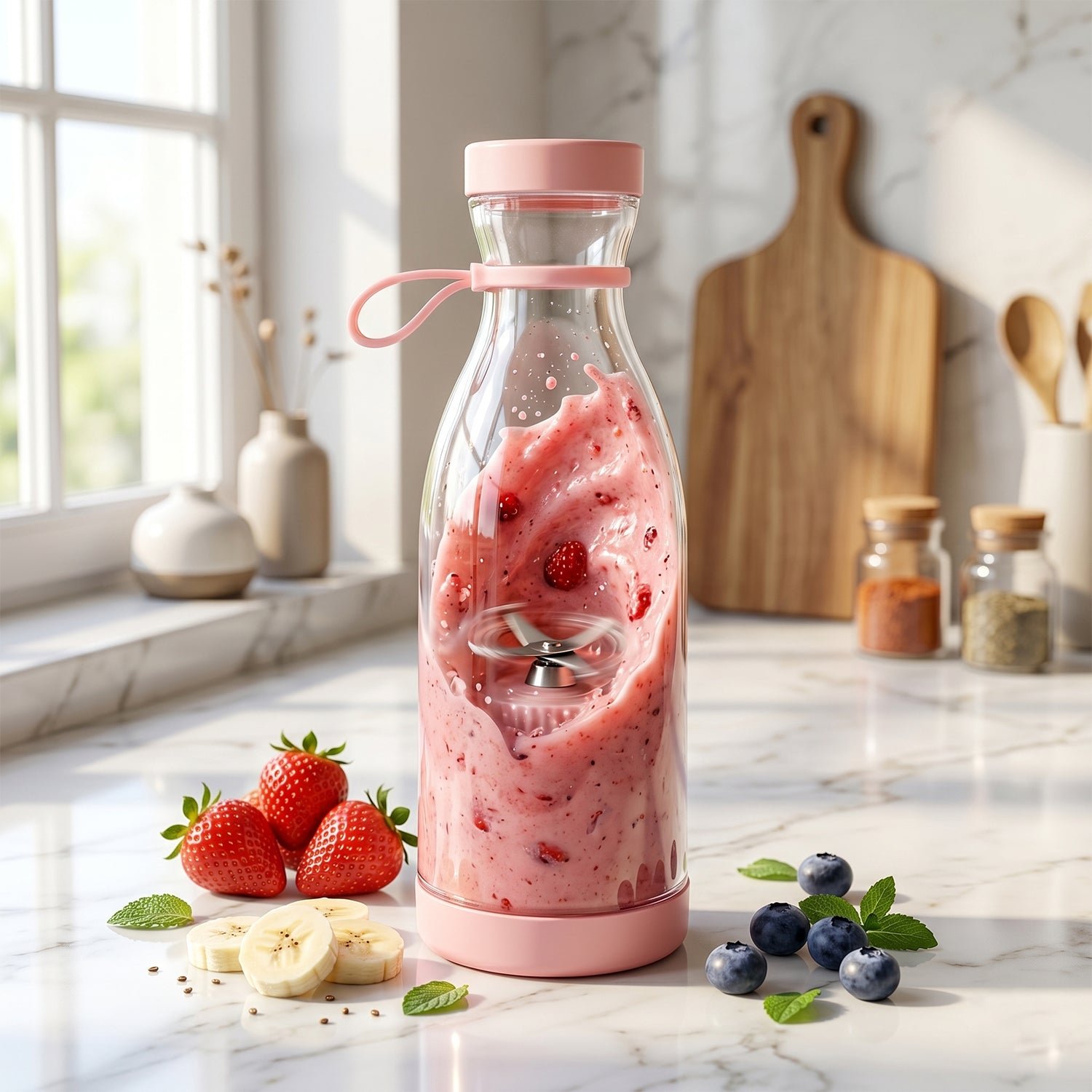 Portable Electric Juicer – Compact, USB Rechargeable & Easy to Use - Image 4