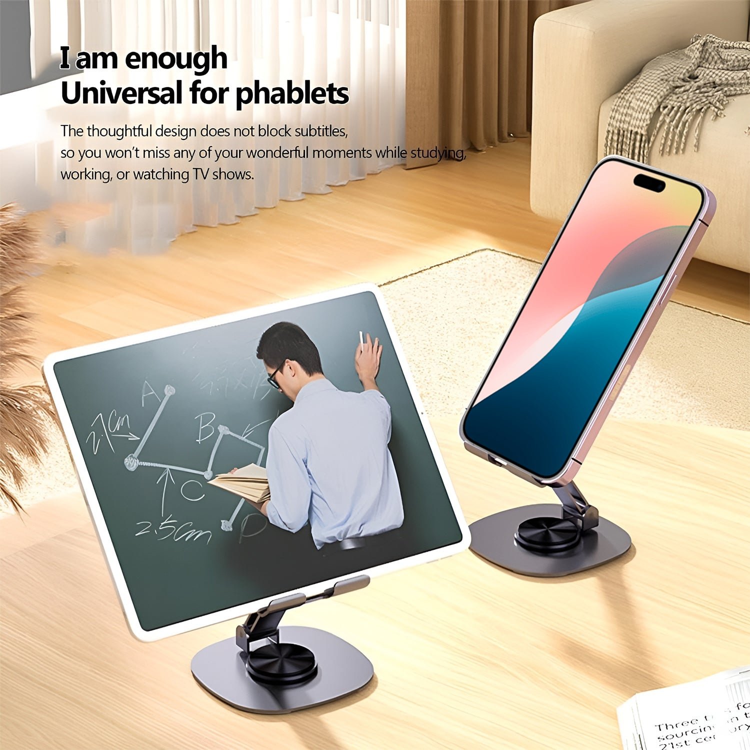 Foldable Mobile Stand - 360 - Rotatable & Adjustable | - Image 6