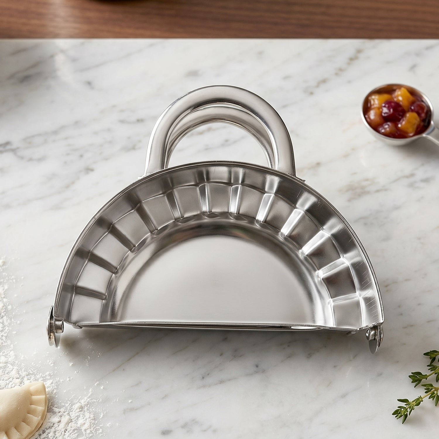 Stainless Steel Dumpling & Gujiya Maker – Durable & Easy to Use - Image 5