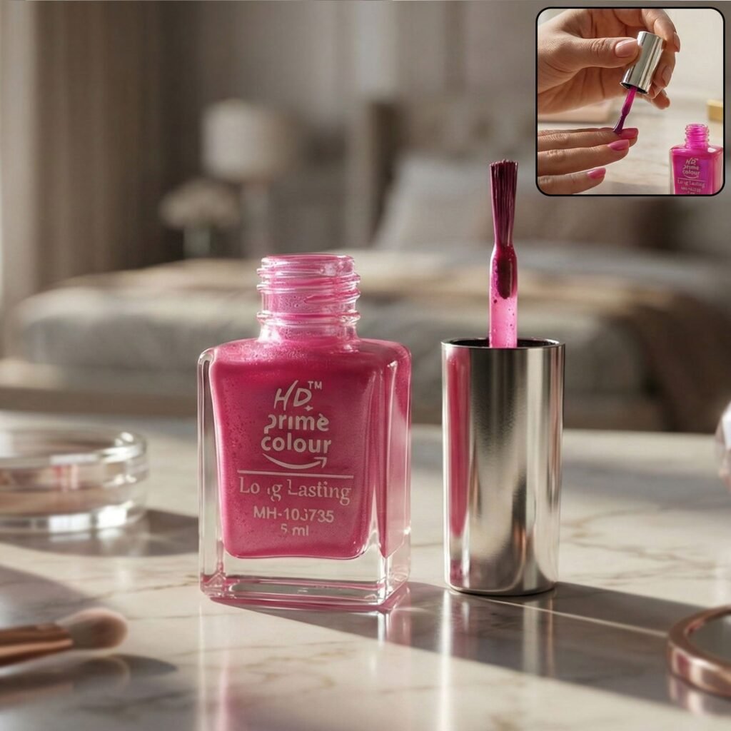 Long-Lasting Glossy Nail Colour – Quick-Dry, Smooth Finish 5 ML
