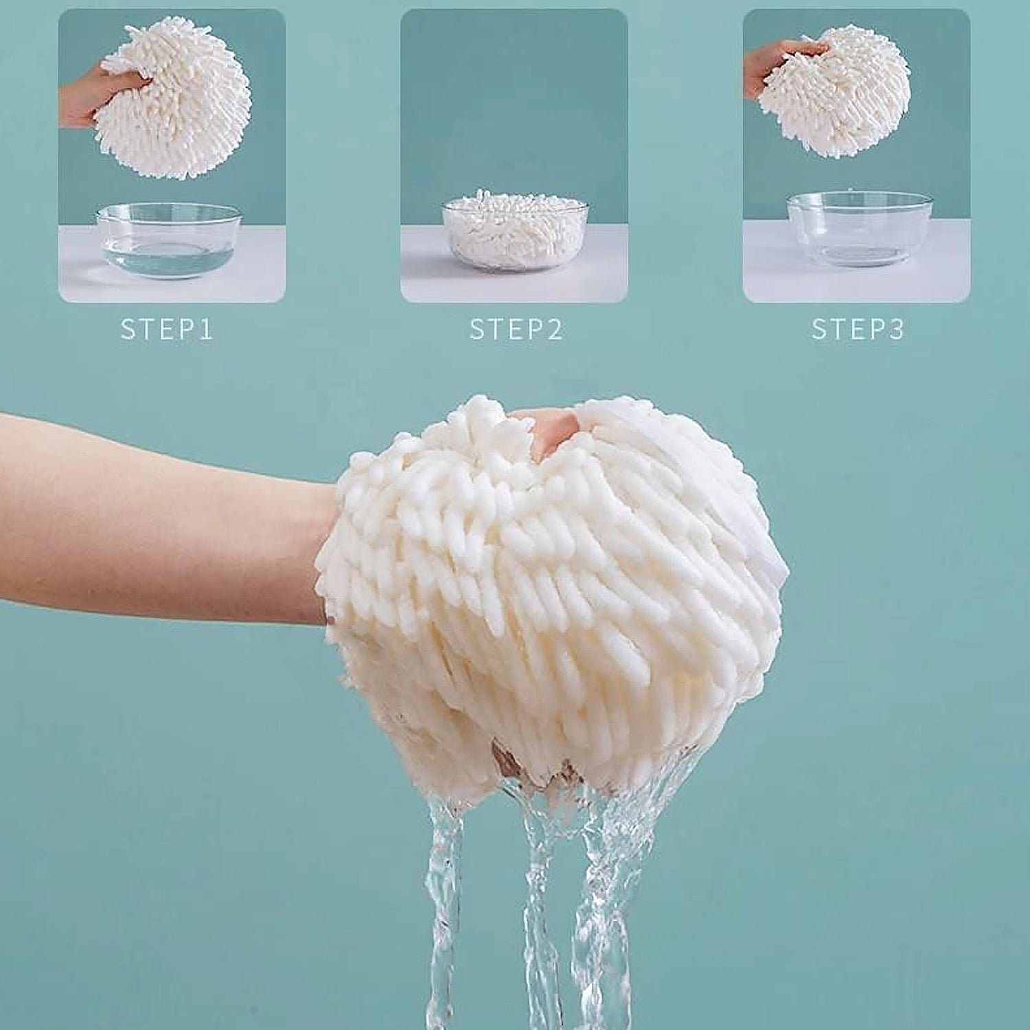 Microfiber Hand Duster – Effective Dry & Damp Cleaning Tool - Image 4