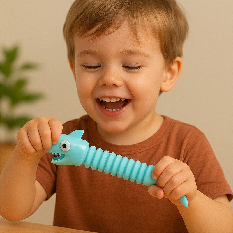 Shark Shape Magic Spring Toy – Fun Stretchable Fidget for Kids - Image 3