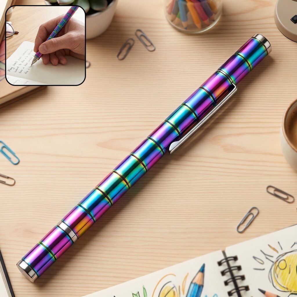 Magnetic Pen - Fidget Spinner & Stress Relief Metal Pen | InkGlow