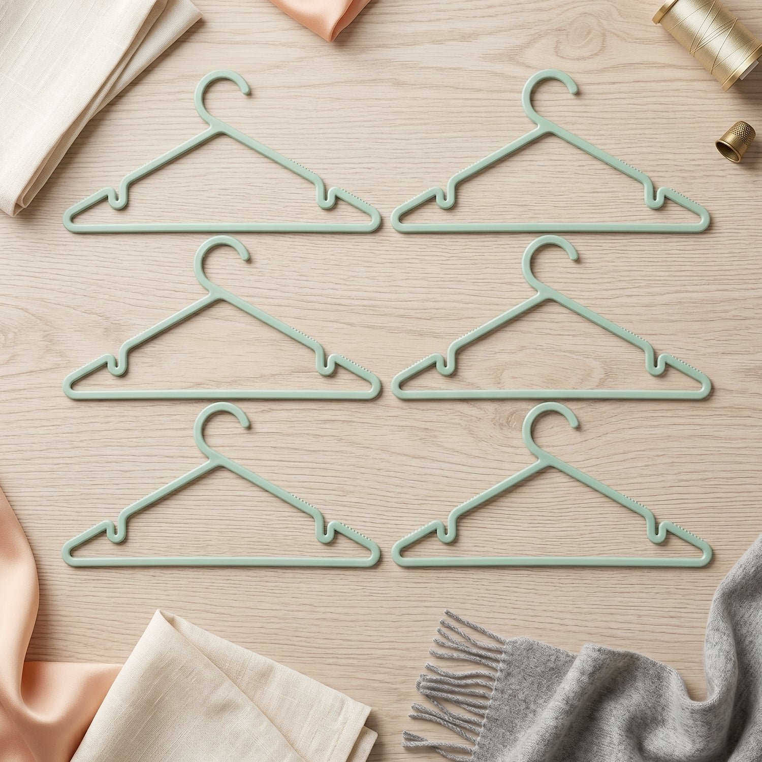 Plastic Clothes Hangers – Non-Slip Design for Safe Grip and Organization - Image 3