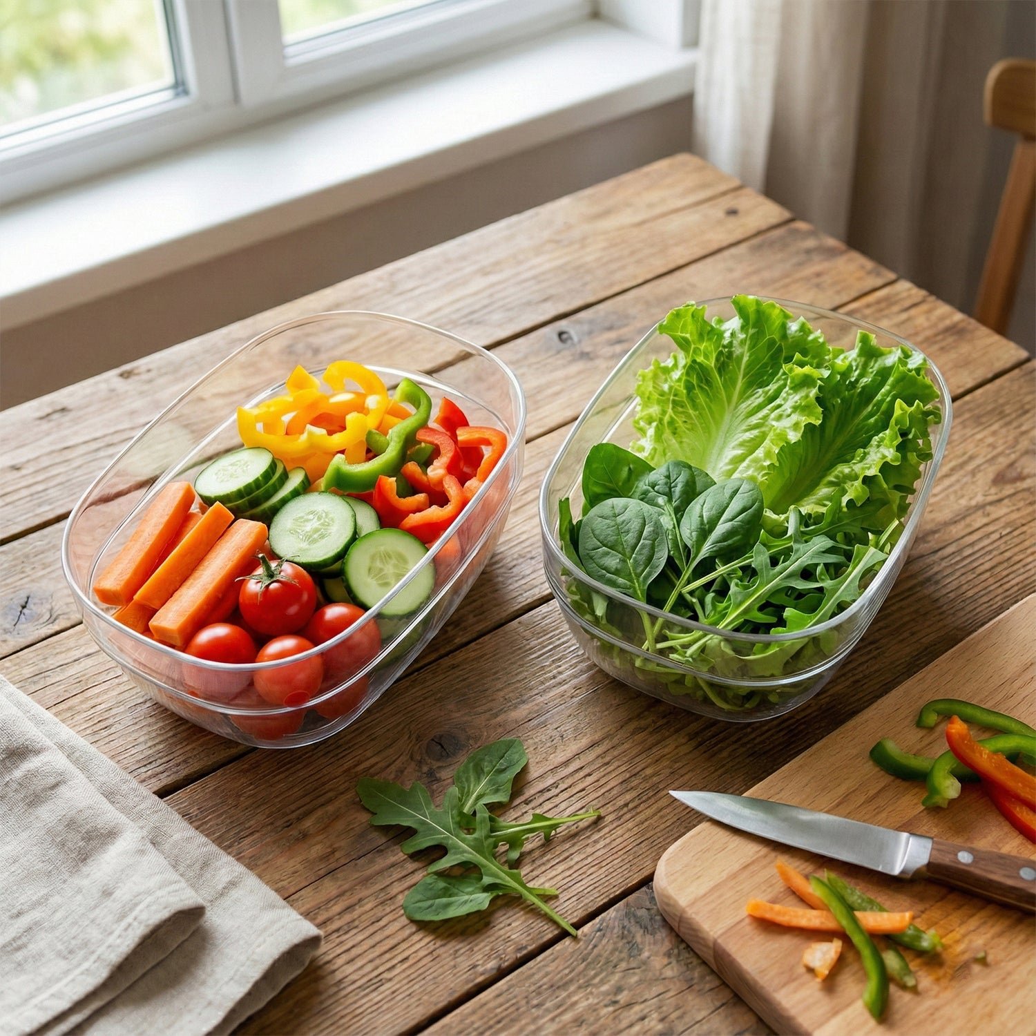 Clear Oval Serving Bowls Set – 6-Piece Multipurpose Kitchen Essential - Image 4