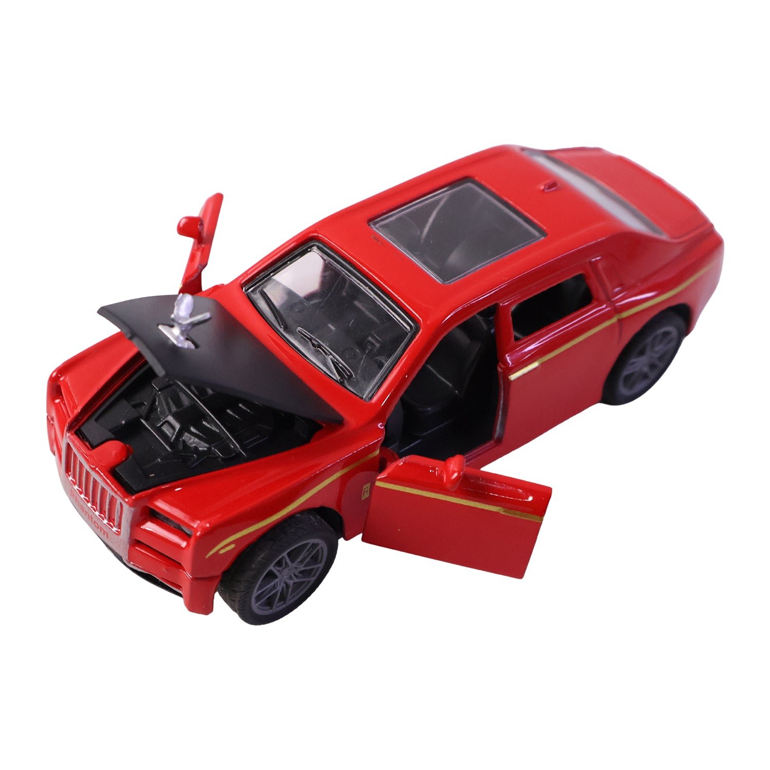 Die-Cast Metal Pull-Back Toy Car – Realistic Luxury Sedan Model - Image 5