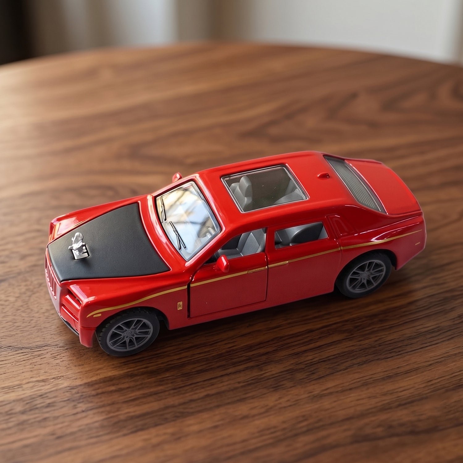 Die-Cast Metal Pull-Back Toy Car – Realistic Luxury Sedan Model - Image 4