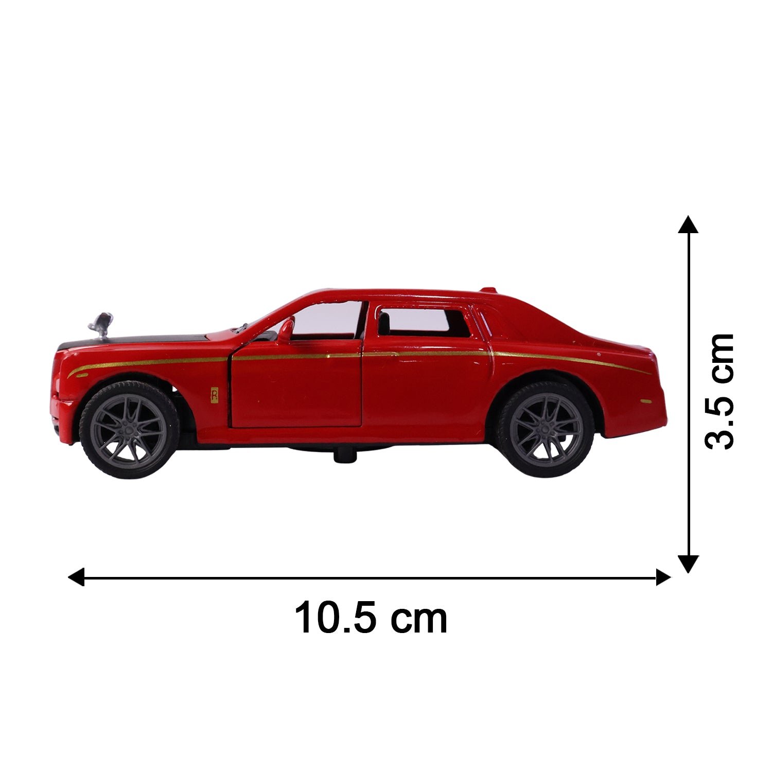 Die-Cast Metal Pull-Back Toy Car – Realistic Luxury Sedan Model - Image 6