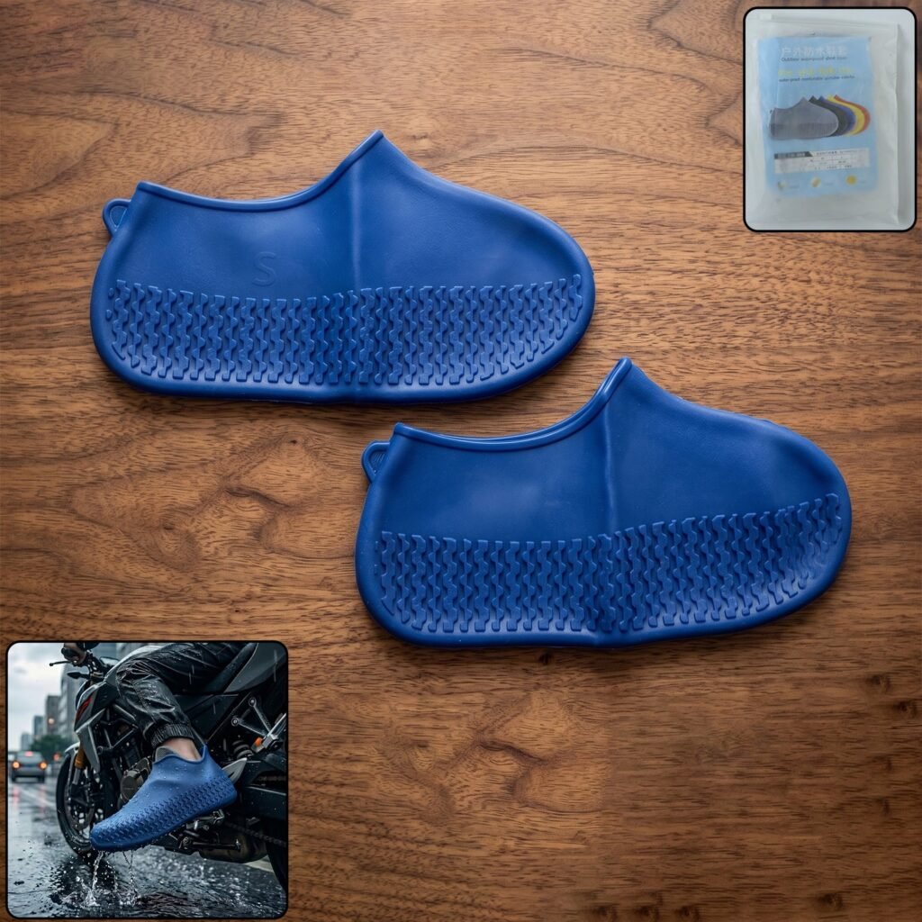 Reusable Waterproof Silicone Shoe Cover – Keeps Shoes Dry in Monsoon