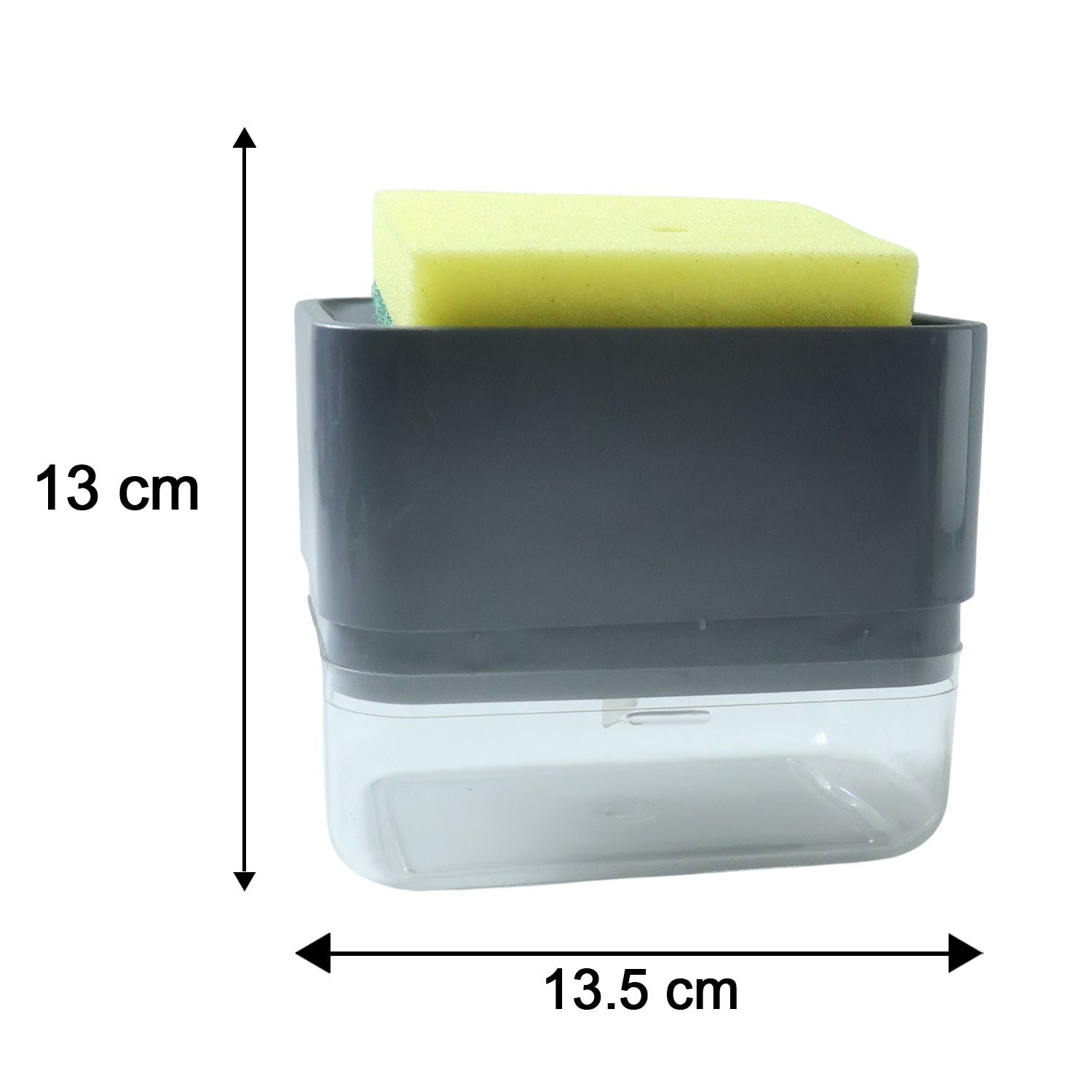 Soap Dispenser with Sponge Holder – Space-saving Kitchen Organizer - Image 6