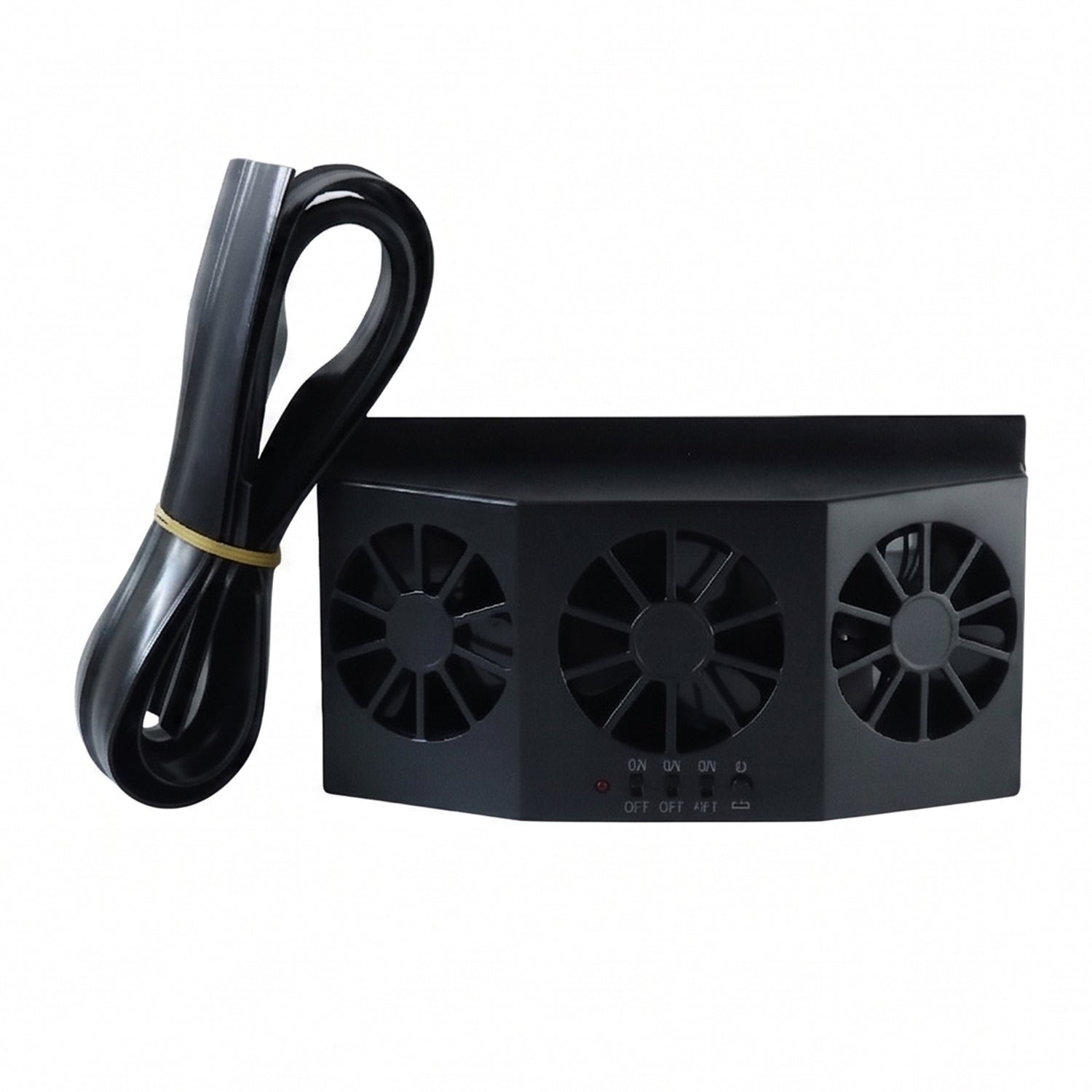Solar Powered Car Window Ventilation Fan – Triple Fan Cooling System - Image 4
