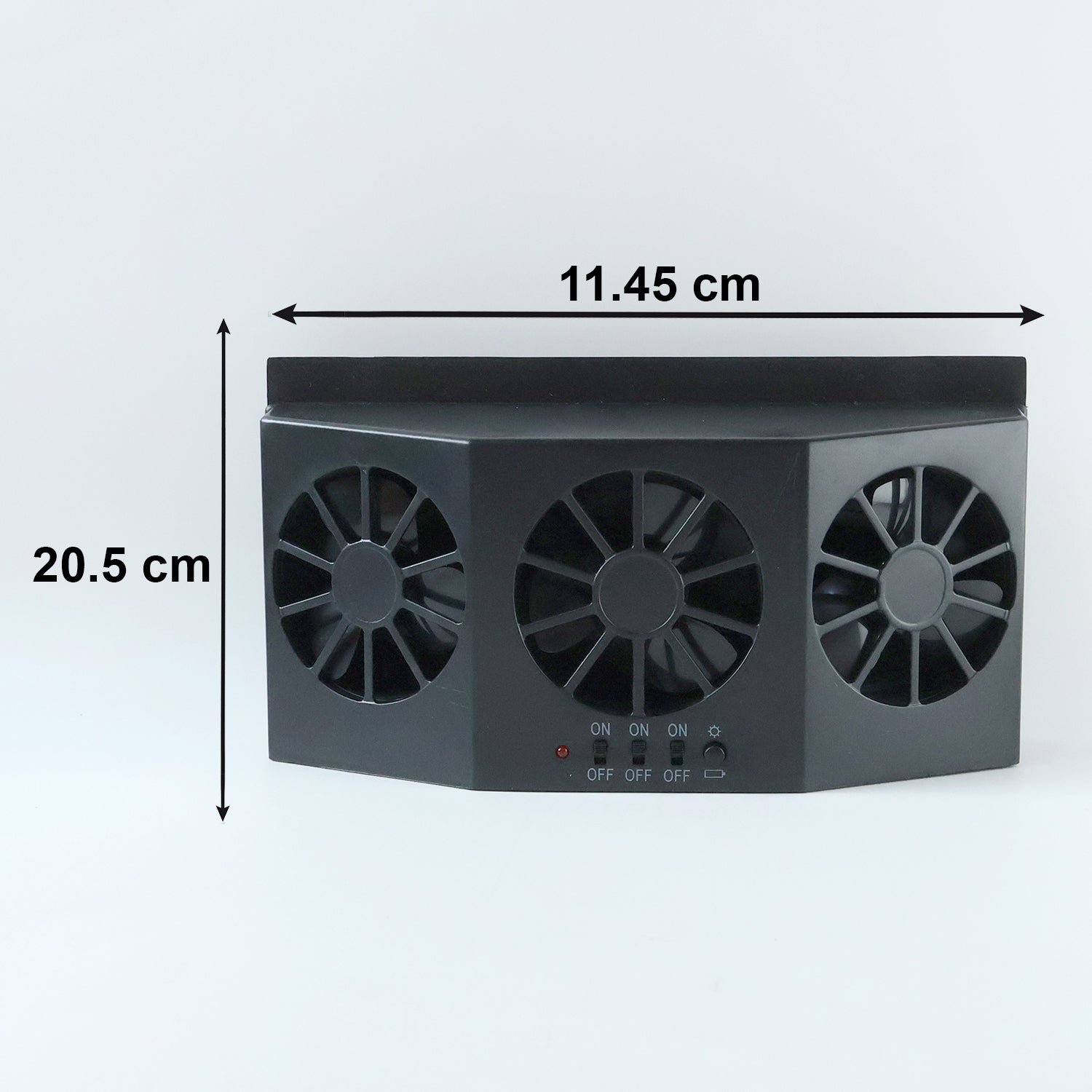 Solar Powered Car Window Ventilation Fan – Triple Fan Cooling System - Image 6