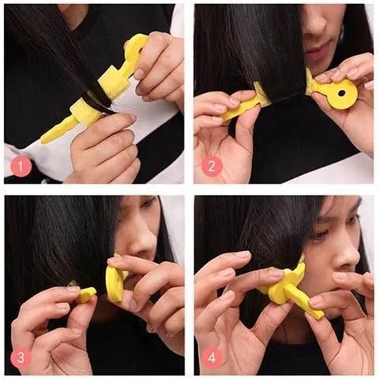 Soft Foam Hair Curling Rollers – Heatless Natural Curls (3 Pc) - Image 3