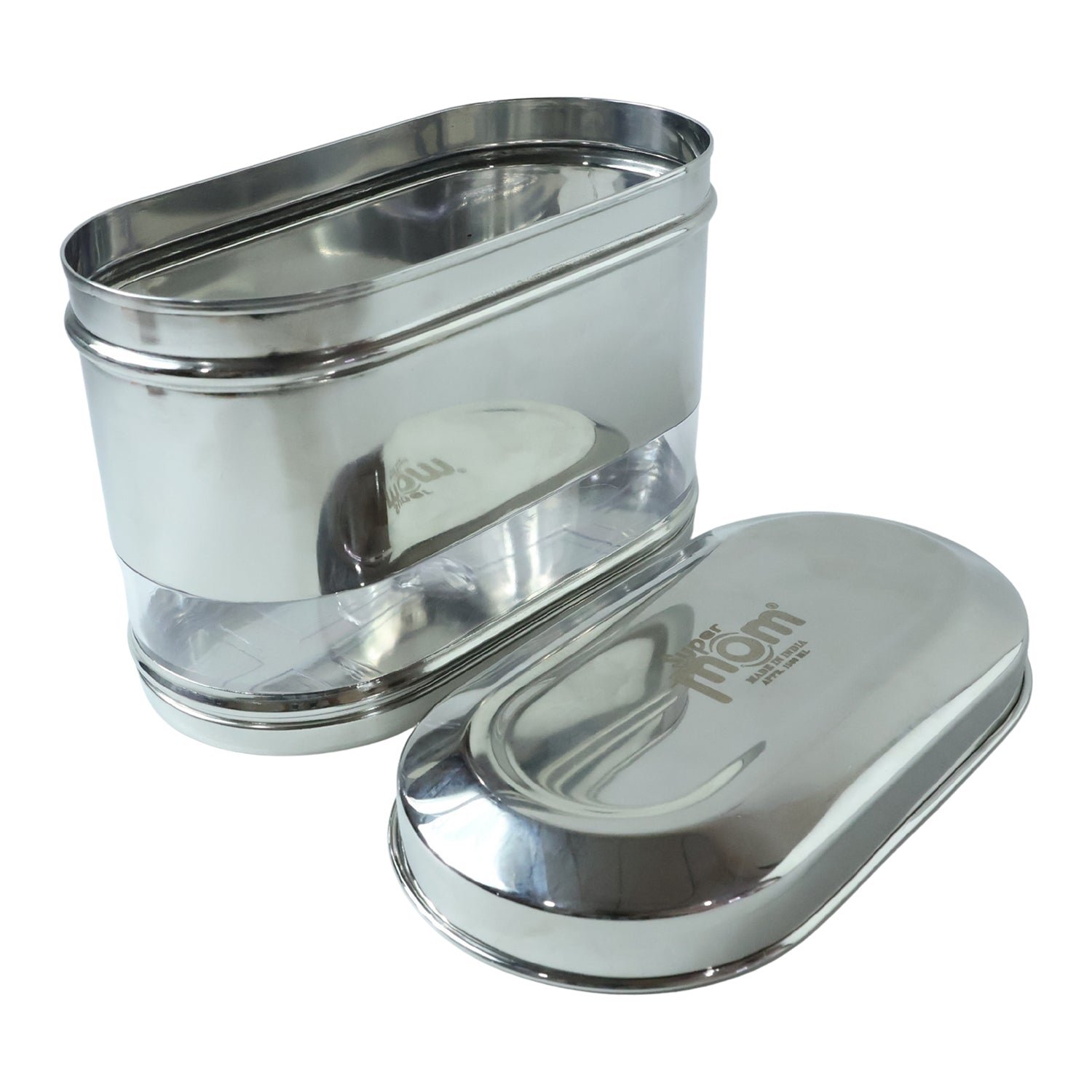 Stainless Steel Oval Canister – Airtight Food Storage for Freshness - Image 4