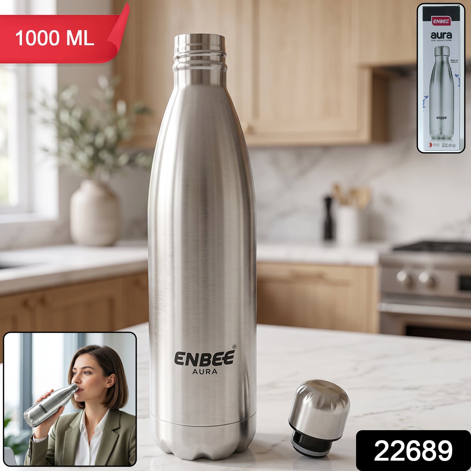 Insulated Water Bottle – Keep Drinks Hot & Cold for Hours - Image 2