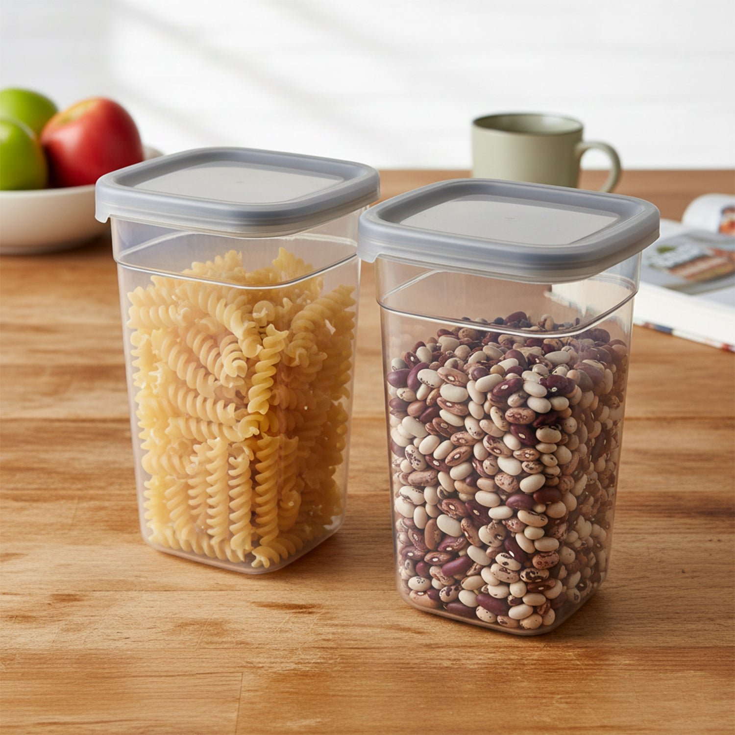Kitchen Storage Containers – Airtight 6 Pc Set, 1200 ML Each - Image 3