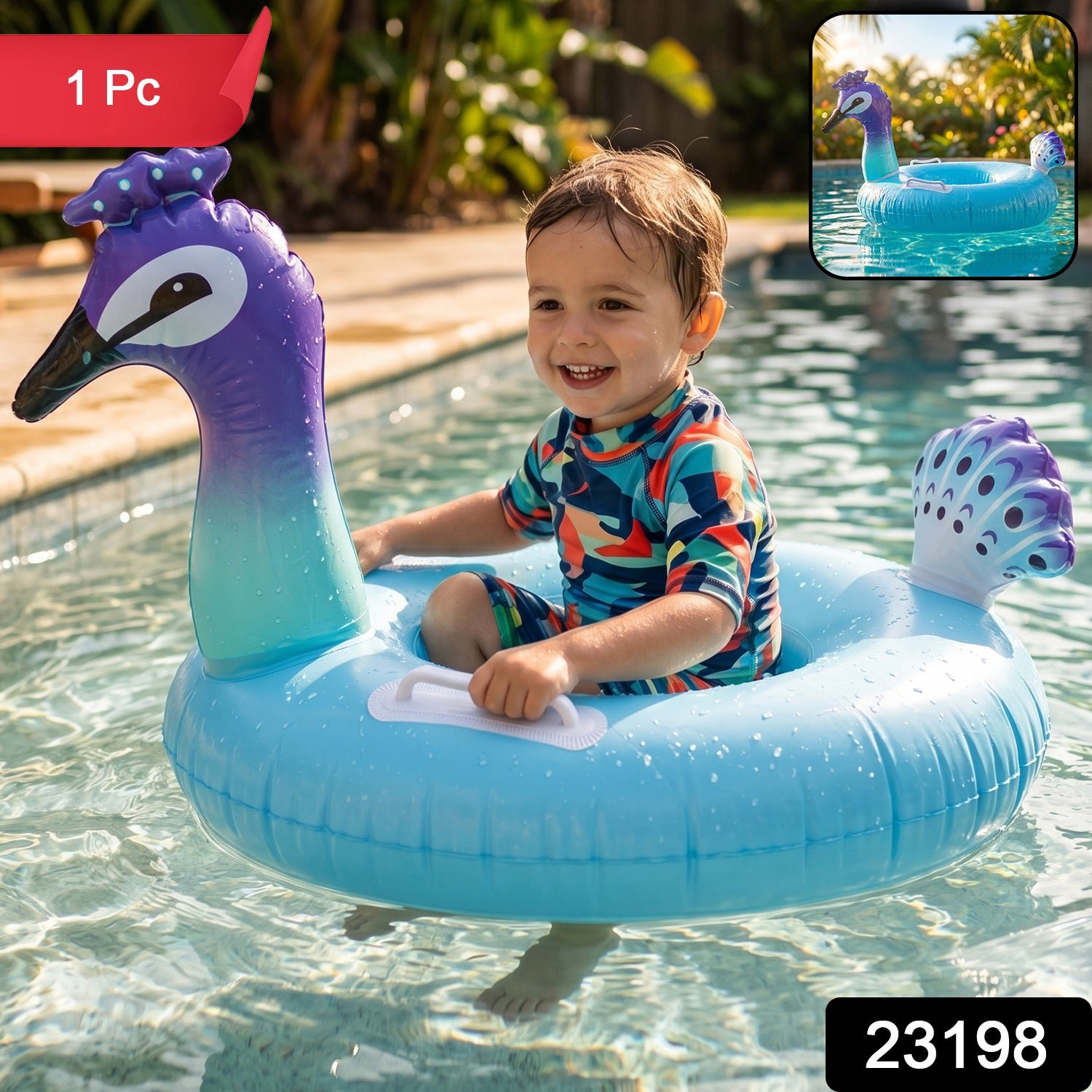 Inflatable Kids Swim Ring – Comfortable Floating Safety Tube for Pool & Beach - Image 2