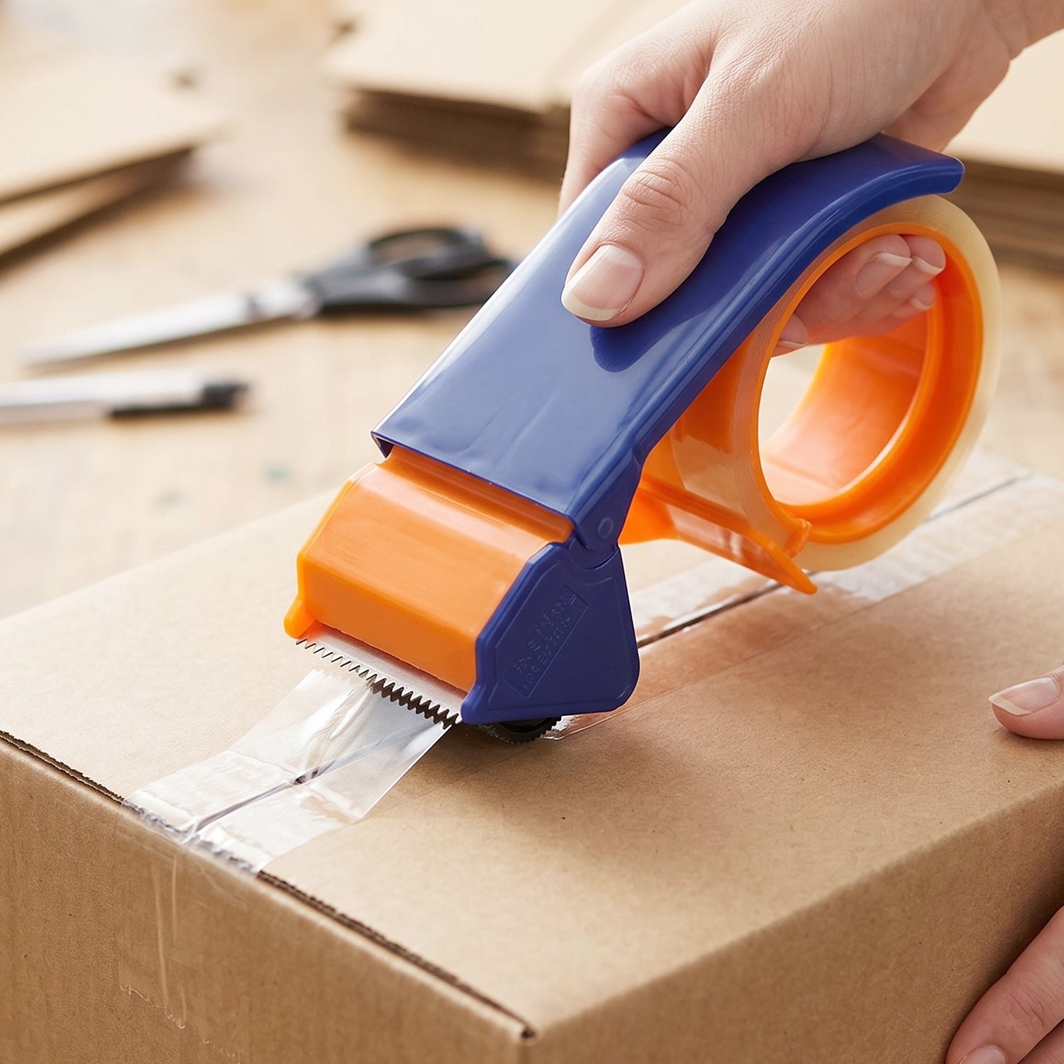 Heavy Duty 50MM Tape Cutter – Sharp Blade for Efficient Packing - Image 3