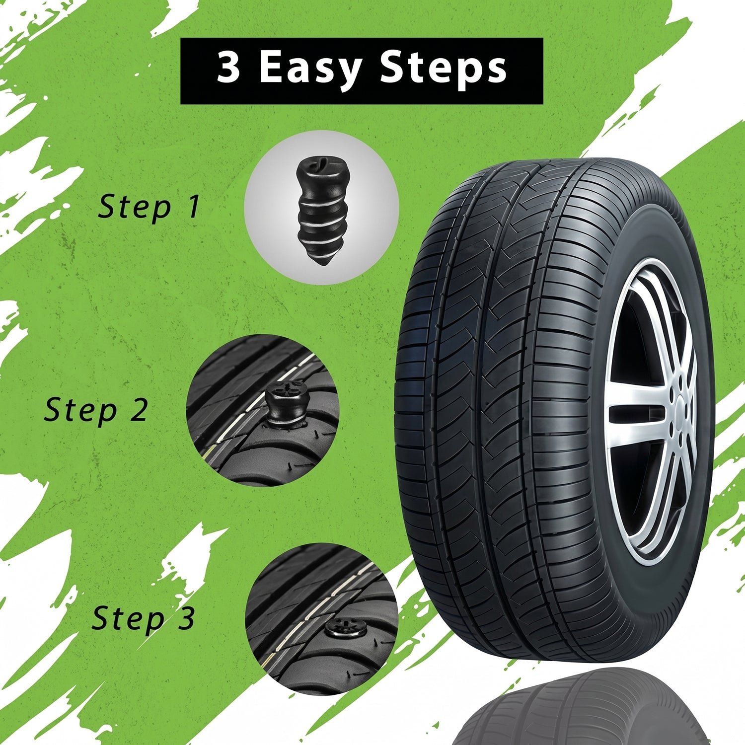 Car & Bike Tubeless Tire Repair Nails – Emergency Quick Fix Kit - Image 5