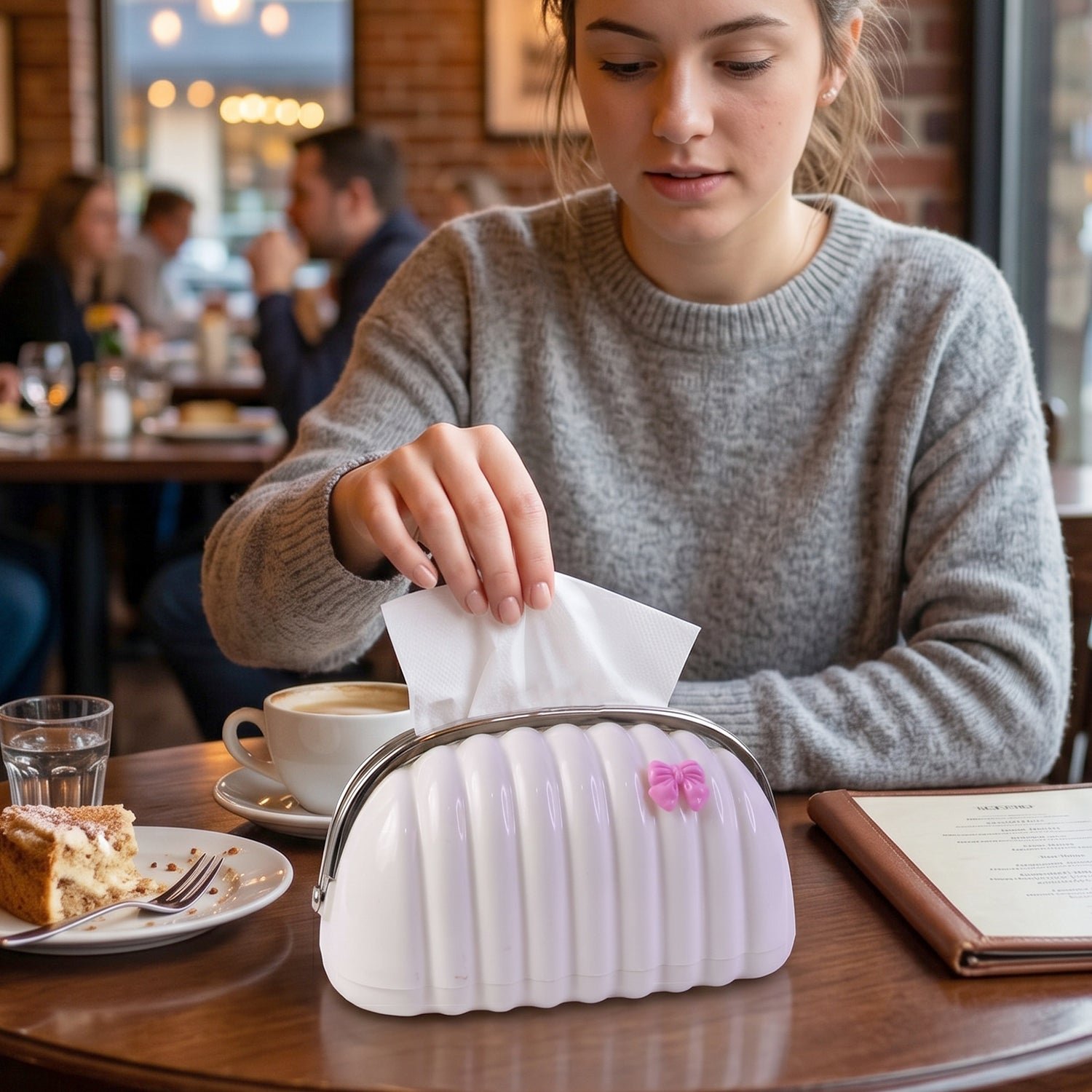 Shell Shape Tissue Dispenser – Elegant Decor for Home & Car - Image 5
