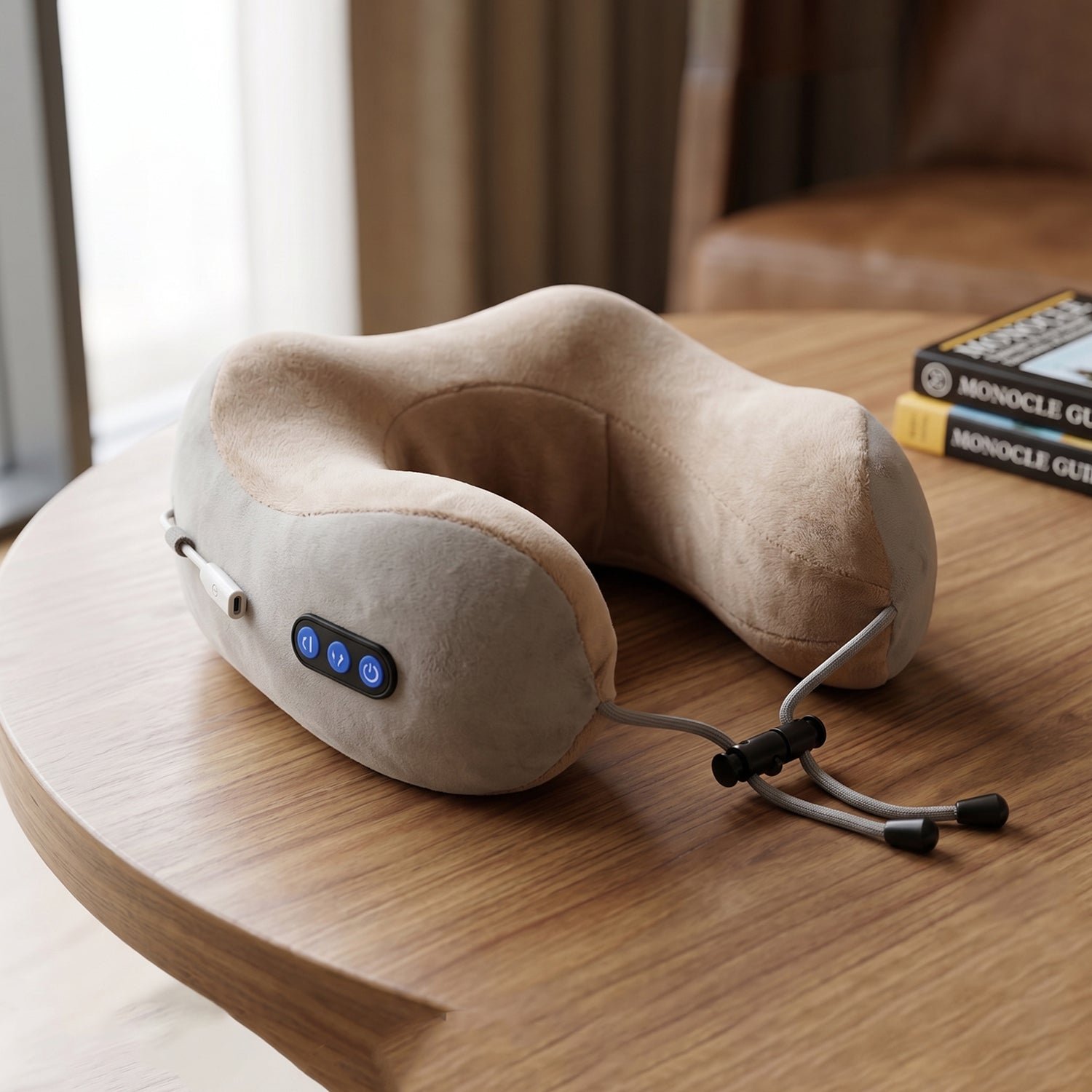 U-Shaped Electric Neck Massage Pillow – Cordless & Rechargeable - Image 3