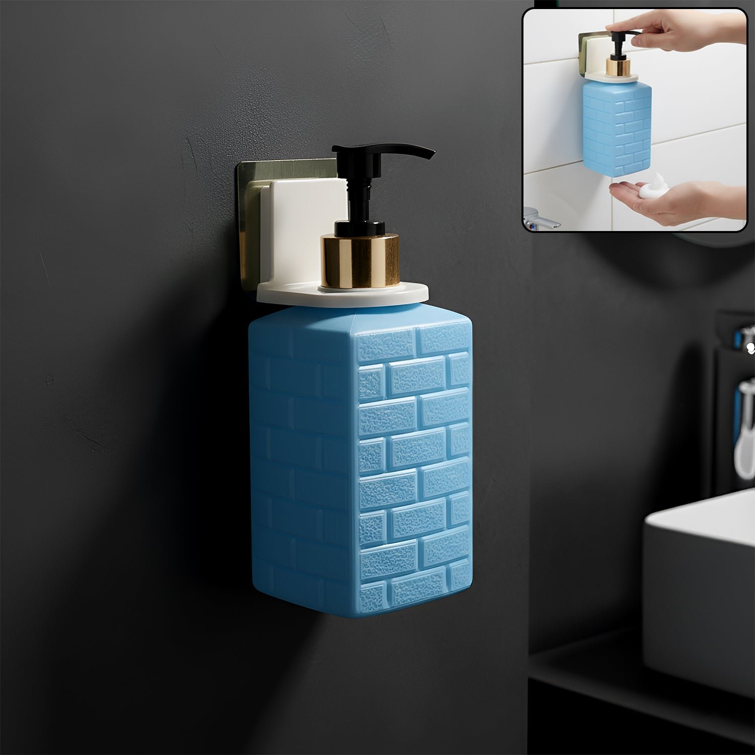 Wall-Mounted Liquid Soap Dispenser – Hygienic, Space-Saving Solution - Image 2