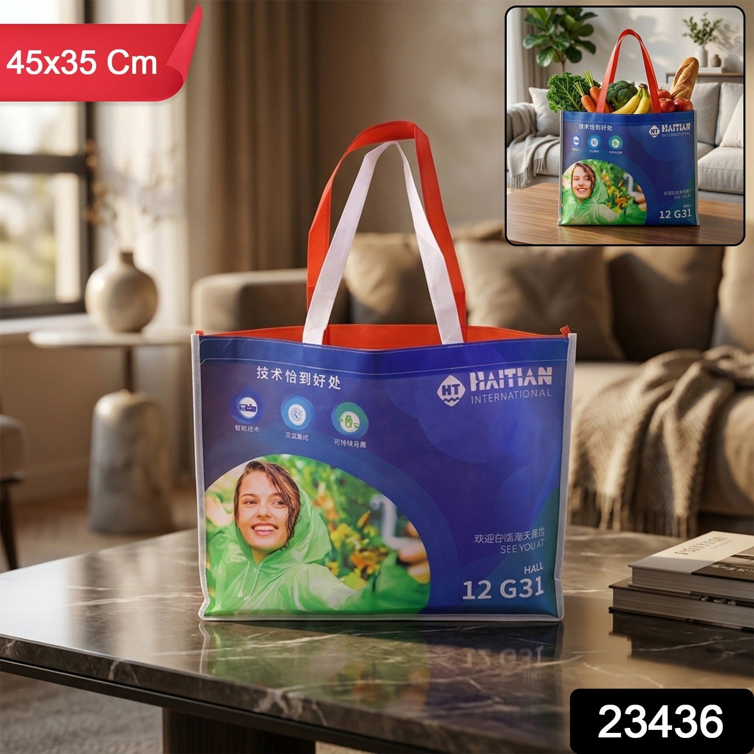 Large Multipurpose Carry Hand Bag – Spacious Durable Design for Daily Use - Image 2