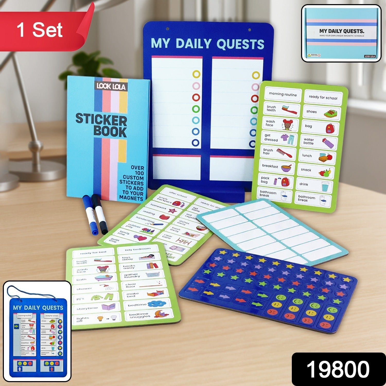 Magnetic Routine Board – Engaging Habit Tracker for Kids - Image 2