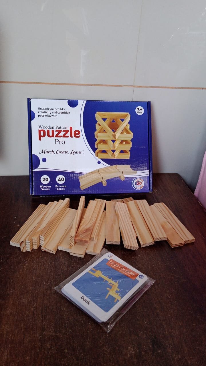 Wooden Pattern Puzzle - Brain Game for Kids & Adults | Puzzle Vista - Image 7