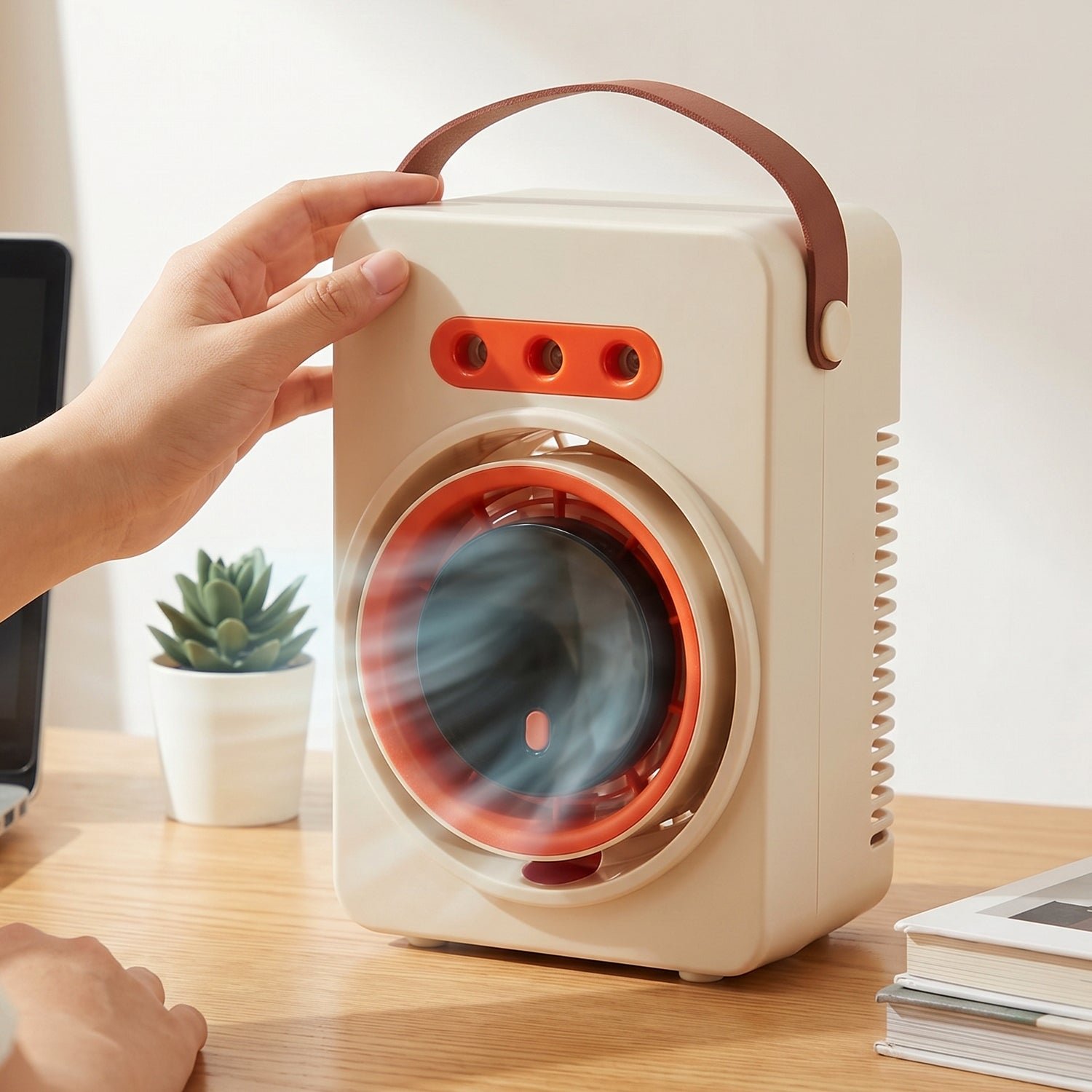 Portable Humidifying Air Cooling Fan – Compact & Multi-Functional - Image 3