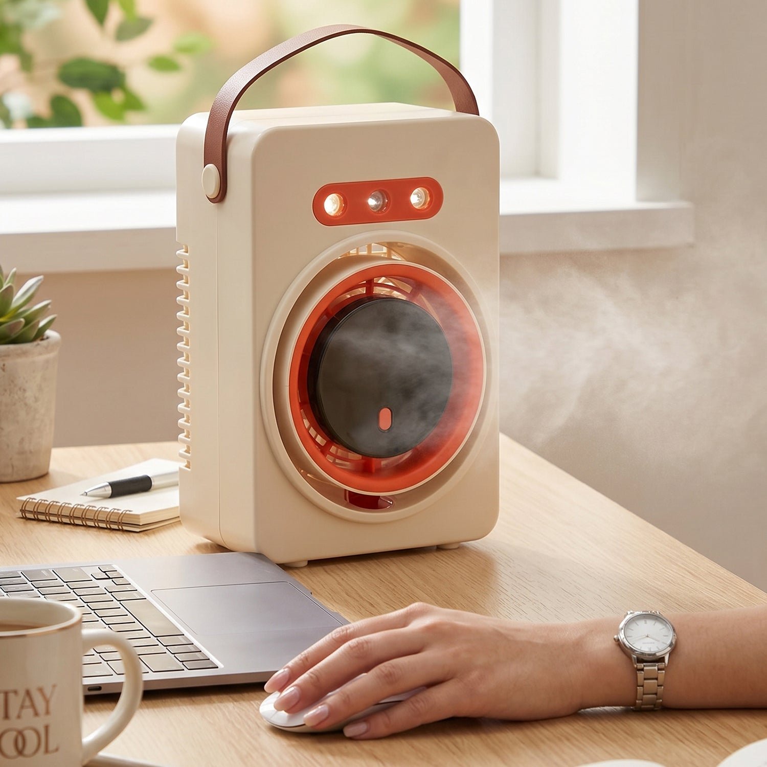 Portable Humidifying Air Cooling Fan – Compact & Multi-Functional - Image 4