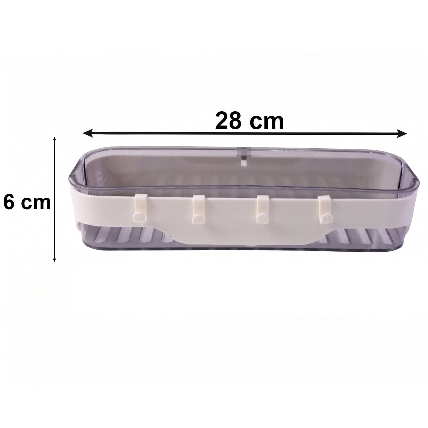 Bathroom Wall Shelf – Space-Saving with Hooks & Modern Design - Image 6