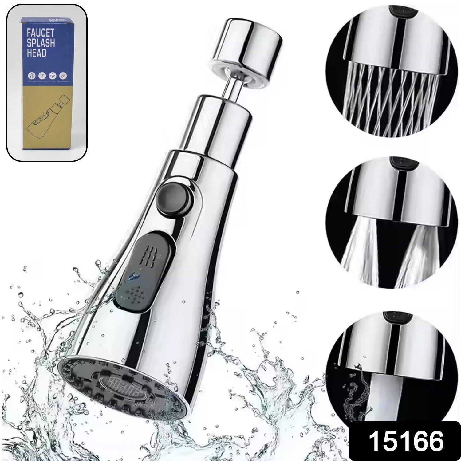 Kitchen Faucet Sprayer - 3-Function Pull Down | - Image 2