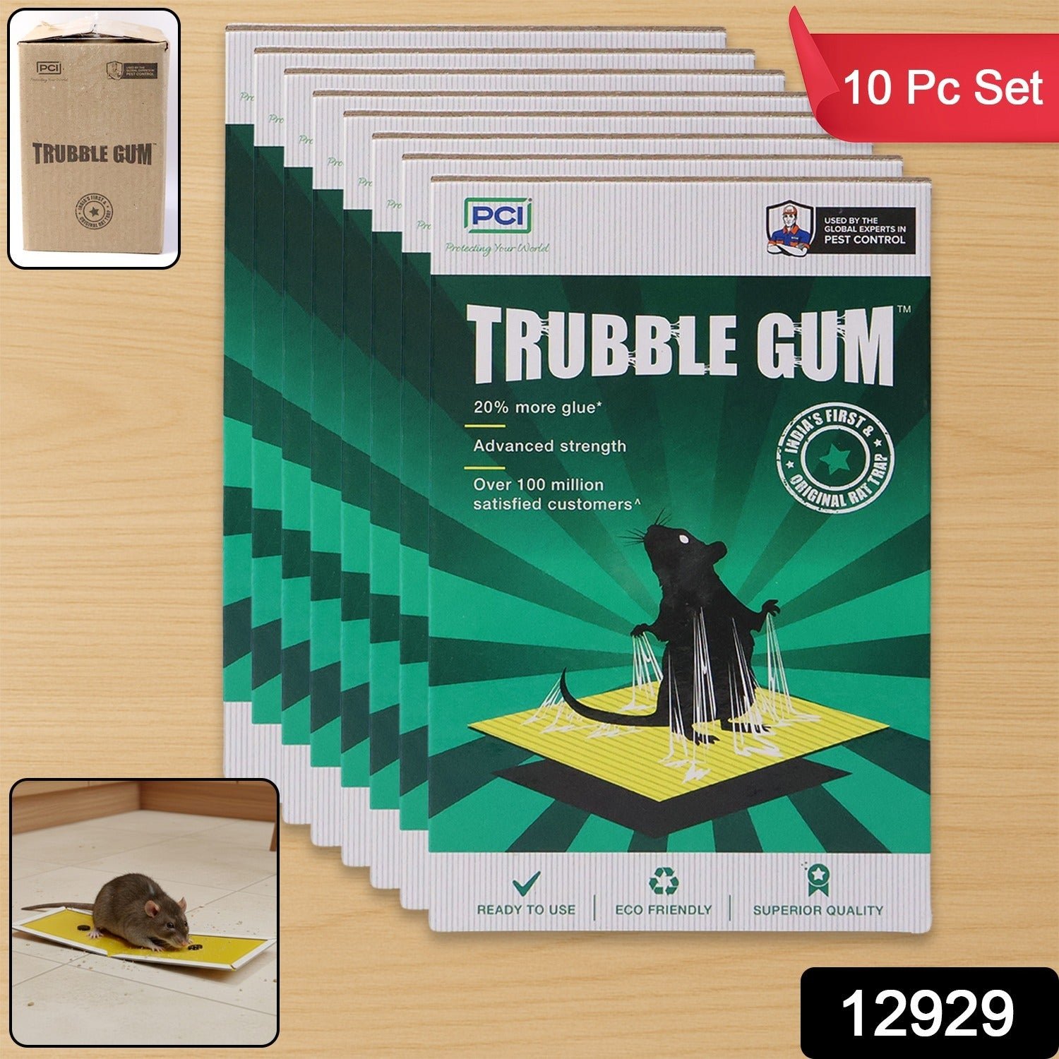 Cardboard Mouse Trap – Small Size Glue Trap for Effective Rodent Control - Image 2