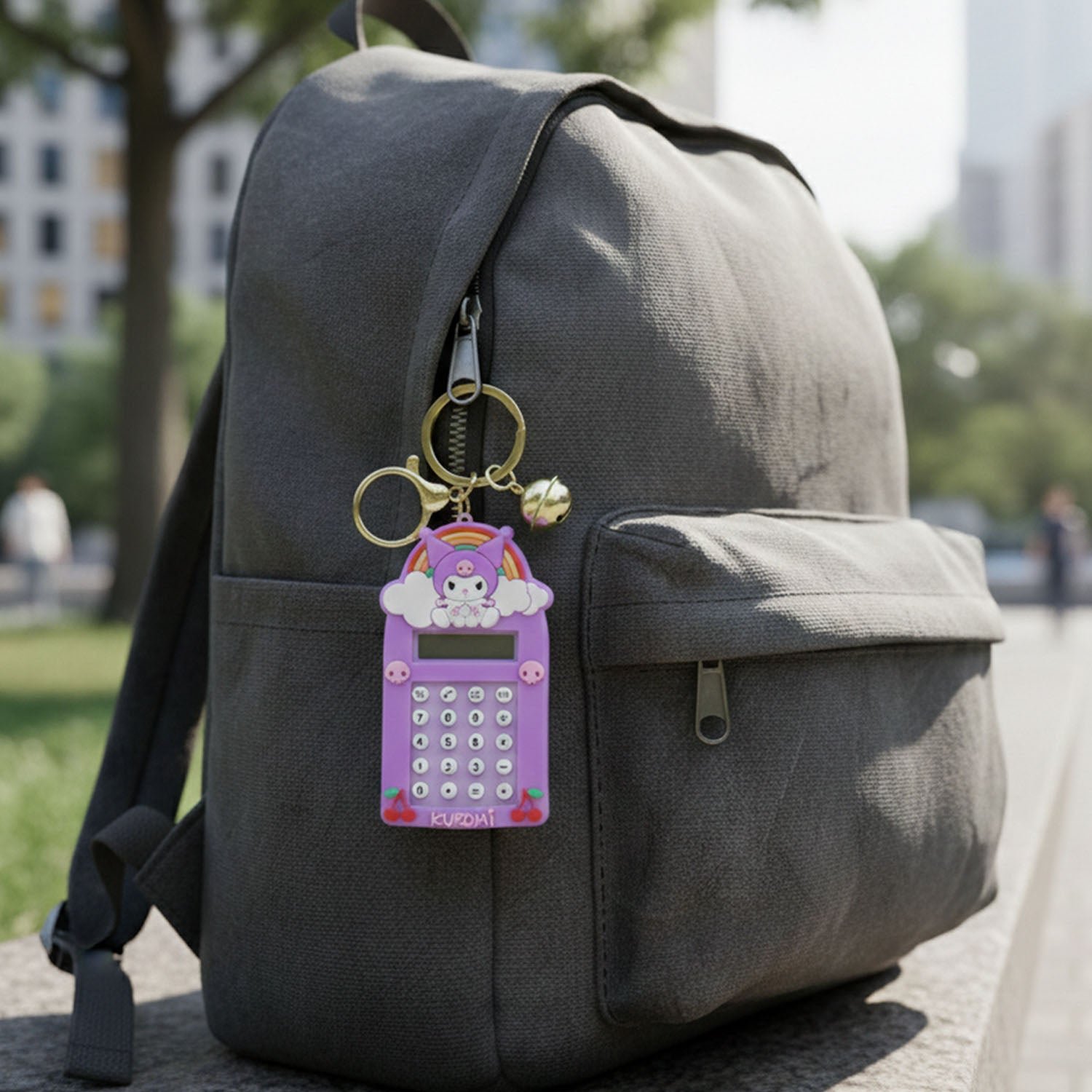 Kuromi Calculator Keychain – Compact Pocket-Sized Digital Calculator - Image 3