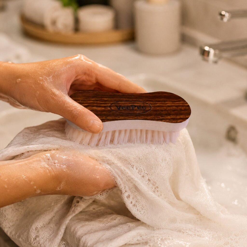Ergonomic Laundry Brush – Heavy-Duty Nylon Bristles & Stylish Design